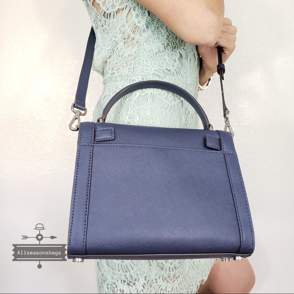 NWT Michael Kors Dillon Medium studded satchel - Picture 6 of 8